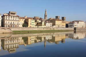 Reflection in the River Arno
